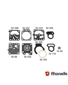 KIT MEMBRANES D10WZ WALBRO DI-D10WZ-Membranes Walbro 