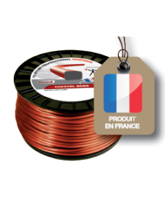 FIL NYLON COEXCEL CARRÉ RENFORCÉ - 2.5X191M - BOBINE RH-680487-Fils pour herbes basses 