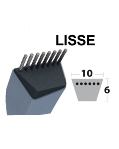 COURROIE MITSUBOSHI Z54 RH-Z54-Courroies type z - trapézoidales lisses 