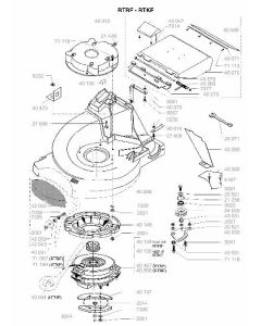 BAVETTE - PIECE DETACHEE D'ORIGINE OUTILS WOLF (EQUIVALENCE ETESIA ET-40048) WO-40048-BAVETTES 