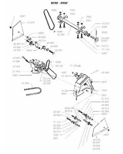 PONT REDRESSEUR - PIECE DETACHEE D'ORIGINE OUTILS WOLF WO-40139-BOITIERS DE TRACTION 