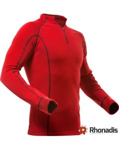 TEE SHIRT MANCHES LONGUES STRETCH AIR MERINO TAILLE XXXL ROUGE - PFANNER RH-101211RTXXXL-Tee-shirts et polos 