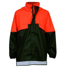 VESTE DE PLUIE - VERT/ORANGE -TAILLE M (42/44) RH-VP16M-Vestes et parkas 