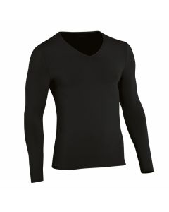 T-SHIRT THERMOREGULATEUR - M LONGUES - NOIR - T L - DAMARTPRO RH-TSF918TL-Tee-shirts et polos 