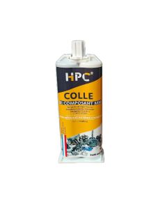 COLLE BI COMPOSANT PU NOIRE RIGIDE - CARTON DE 2X25ML RH-HPCMEGA-Huiles, additifs, lubrifiants‎ et kits d'entretien 