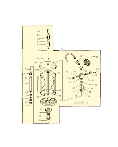 KIT ASPIRATION AVEC TUYAU ET ADAPTATEUR POUR VIDANGEUR RH-3024 RH-2881-Autres outils pour réparation 