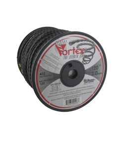 FIL NYLON TORSADE NOIR VORTEX - 3.0X131.7M - BOBINE RH-681222-Fils pour ronces et sous bois 