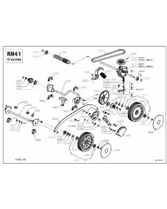 ENTRET.LEVIER HDC - PIECE DETACHEE D'ORIGINE OUTILS WOLF WO-38494-ENTRETOISES 