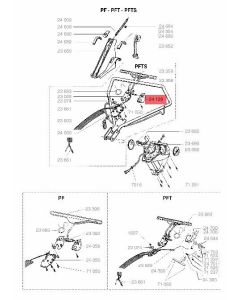 COUVERCLE (EX 24954) - PIECE DETACHEE D'ORIGINE OUTILS WOLF A COMMANDER PAR 2 WO-24682-COUVERCLES 