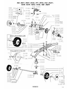 DOUILLE A AIGUILLES -2(EX 5015) - PIECE DETACHEE D'ORIGINE OUTILS WOLF A COMMANDER PAR 2 WO-5015-DOUILLES 