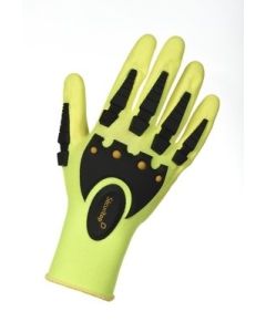 PAIRE GANTS ANTI-CHOC - JAUNE/NOIR - T 9 (ex S239071JF9) - FDS HC RH-GACT9-Gants bûcheronnage, anti-coupure et vibration 